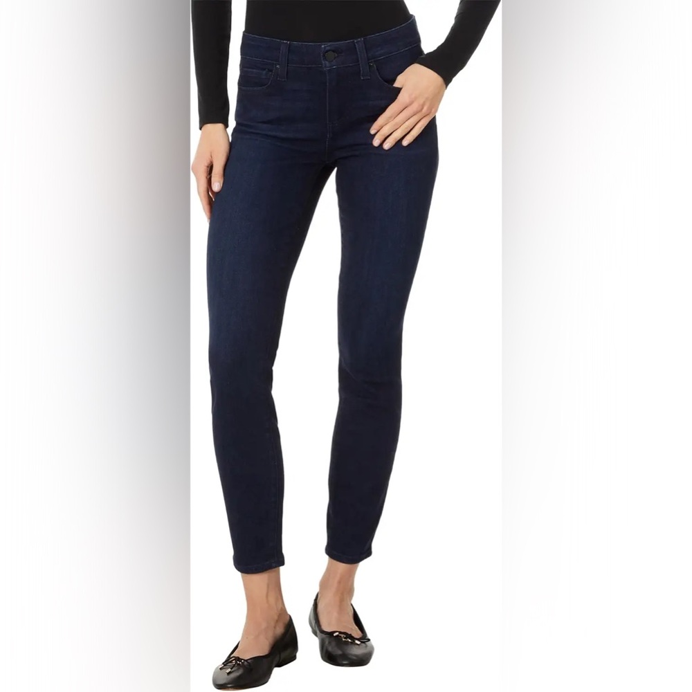 PAIGE Women's Verdugo Ankle Navy Skinny Jeans